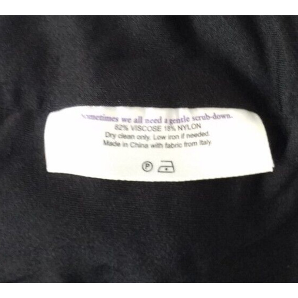 MM Lafleur Women’s Plus Top Size 22 Black Sleeveless V-Neck Stretch Pullover - Picture 5 of 6